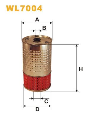 WIX FILTERS Масляный фильтр WL7004